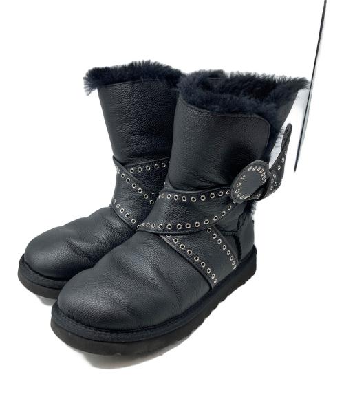UGG（アグ）UGG (アグ) MABEL BAILEY BOW ブラック サイズ:24cmの古着・服飾アイテム