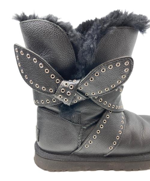 UGG（アグ）UGG (アグ) MABEL BAILEY BOW ブラック サイズ:24cmの古着・服飾アイテム