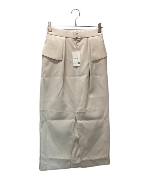 TEECHI（ティーチ）TEECHI (ティーチ) ロングレッグペンシルスカート ベージュ サイズ:SIZE40 未使用品の古着・服飾アイテム
