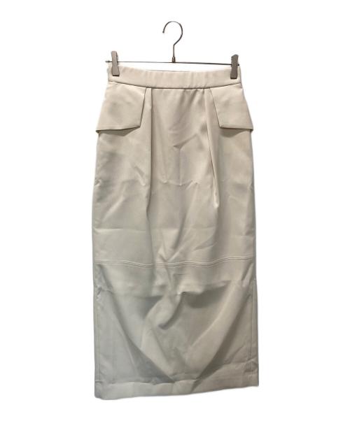 TEECHI（ティーチ）TEECHI (ティーチ) ロングレッグペンシルスカート ベージュ サイズ:SIZE40 未使用品の古着・服飾アイテム