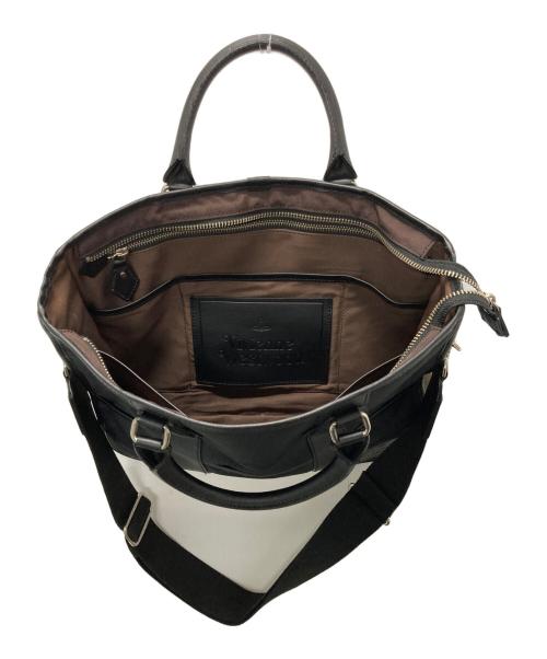 Vivienne Westwood（ヴィヴィアンウエストウッド）Vivienne Westwood (ヴィヴィアンウエストウッド) 2WAYビジネスバッグ ブラックの古着・服飾アイテム