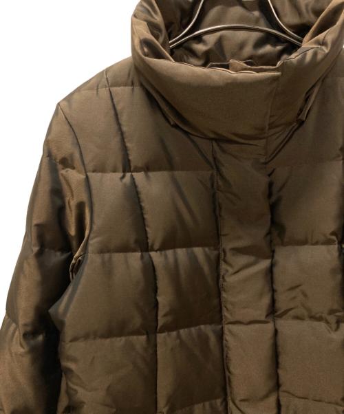 BURBERRY LONDON（バーバリーロンドン）BURBERRY LONDON (バーバリーロンドン) 裏地ノヴァチェック柄ダウンコート ブラウン サイズ:Mの古着・服飾アイテム