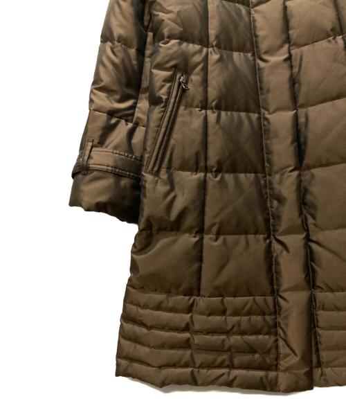 BURBERRY LONDON（バーバリーロンドン）BURBERRY LONDON (バーバリーロンドン) 裏地ノヴァチェック柄ダウンコート ブラウン サイズ:Mの古着・服飾アイテム