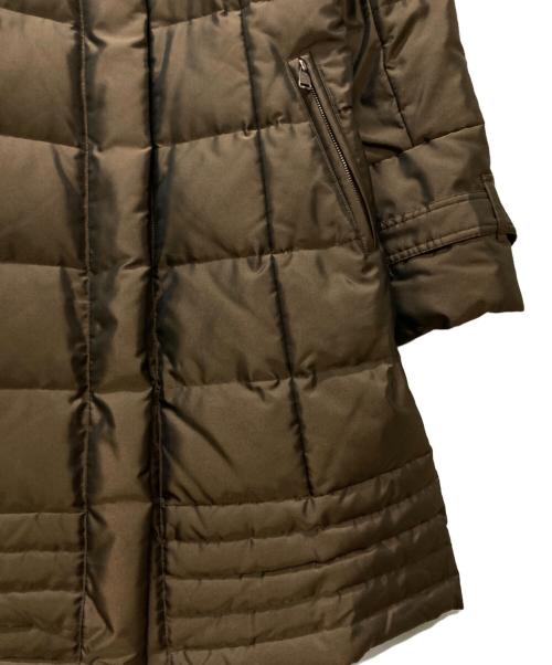 BURBERRY LONDON（バーバリーロンドン）BURBERRY LONDON (バーバリーロンドン) 裏地ノヴァチェック柄ダウンコート ブラウン サイズ:Mの古着・服飾アイテム