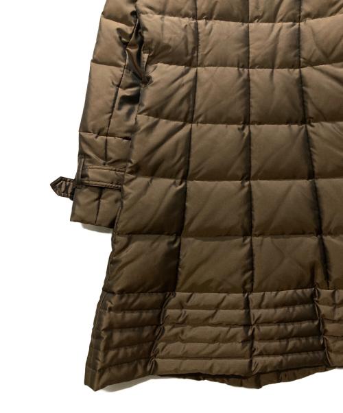 BURBERRY LONDON（バーバリーロンドン）BURBERRY LONDON (バーバリーロンドン) 裏地ノヴァチェック柄ダウンコート ブラウン サイズ:Mの古着・服飾アイテム