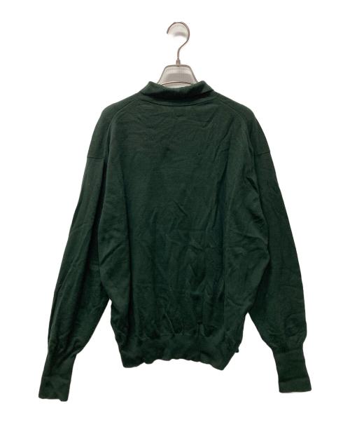 A.PRESSE（アプレッセ）A.PRESSE (アプレッセ) L/S Knit Polo Shirt グリーン サイズ:SIZE2の古着・服飾アイテム