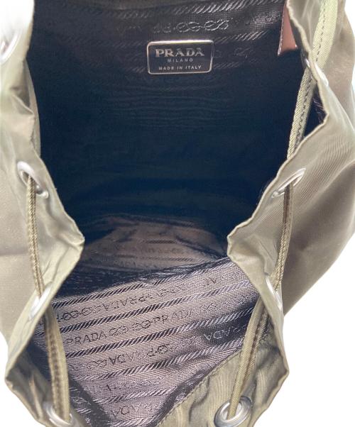 PRADA（プラダ）PRADA (プラダ) ナイロンリュック オリーブの古着・服飾アイテム