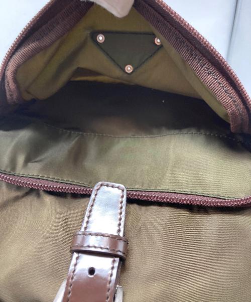 PRADA（プラダ）PRADA (プラダ) ナイロンリュック オリーブの古着・服飾アイテム