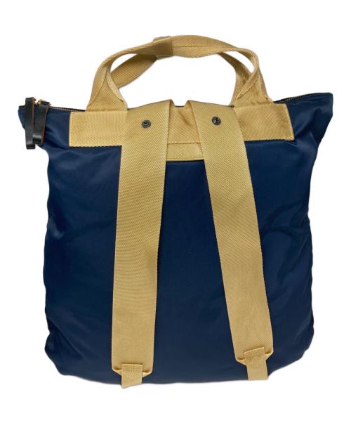 MARNI（マルニ）MARNI (マルニ) PORTER (ポーター) 2WAYトートバッグ ネイビー×ブラウン×ベージュの古着・服飾アイテム