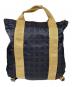 MARNI（マルニ）の古着「2WAYトートバッグ」｜ネイビー×ブラウン×ベージュ
