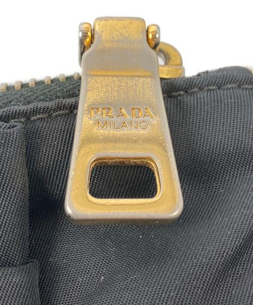 PRADA（プラダ）PRADA (プラダ) テスート リボン ナイロンショルダーバッグ ブラックの古着・服飾アイテム