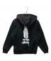 stussy (ステューシー) シャドーマンプリントパーカー ブラック サイズ:S：10000円