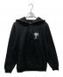 stussy（ステューシー）の古着「シャドーマンプリントパーカー」｜ブラック