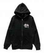 stussyステューシー）の古着「OSAKA ジップパーカー」｜ブラック