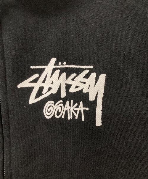 stussy（ステューシー）stussy (ステューシー) OSAKA ジップパーカー ブラック サイズ:Sの古着・服飾アイテム