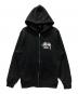 stussy（ステューシー）の古着「OSAKA ジップパーカー」｜ブラック