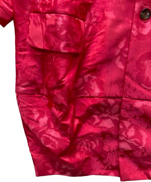 COMME des GARCONS（コムデギャルソン）COMME des GARCONS (コムデギャルソン) フラワー刺繍丸襟コート ピンク サイズ:Sの古着・服飾アイテム