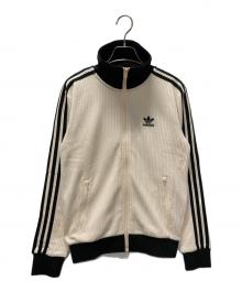 adidas Originals（アディダスオリジナル）の古着「アディカラー ワッフル クラシック トラックトップ」｜アイボリー×ブラック