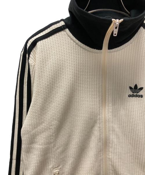 adidas Originals（アディダスオリジナル）adidas originals (アディダスオリジナル) アディカラー ワッフル クラシック トラックトップ アイボリー×ブラック サイズ:2XSの古着・服飾アイテム
