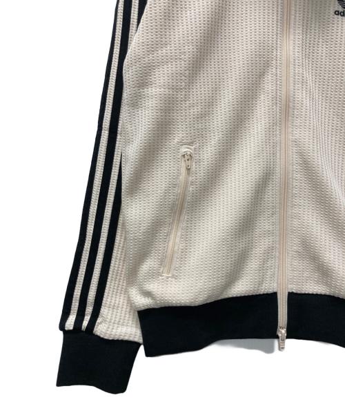 adidas Originals（アディダスオリジナル）adidas originals (アディダスオリジナル) アディカラー ワッフル クラシック トラックトップ アイボリー×ブラック サイズ:2XSの古着・服飾アイテム