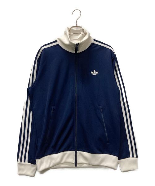 adidas Originals（アディダスオリジナル）adidas Originals (アディダスオリジナル) クラシック トラックトップ ネイビー×ホワイト サイズ:2XLの古着・服飾アイテム