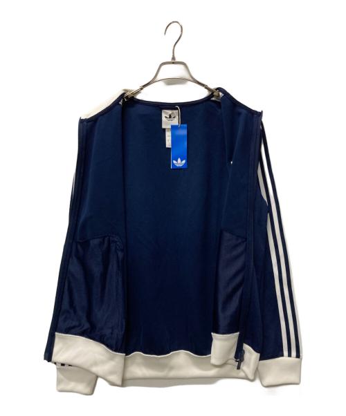 adidas Originals（アディダスオリジナル）adidas Originals (アディダスオリジナル) クラシック トラックトップ ネイビー×ホワイト サイズ:2XLの古着・服飾アイテム