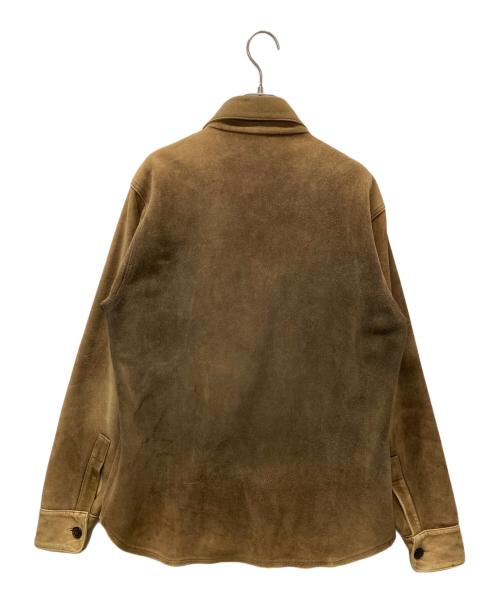 A.P.C.（アーペーセー）A.P.C. (アーペーセー) スエードシャツジャケット ブラウン サイズ:Mの古着・服飾アイテム