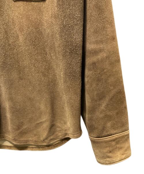 A.P.C.（アーペーセー）A.P.C. (アーペーセー) スエードシャツジャケット ブラウン サイズ:Mの古着・服飾アイテム