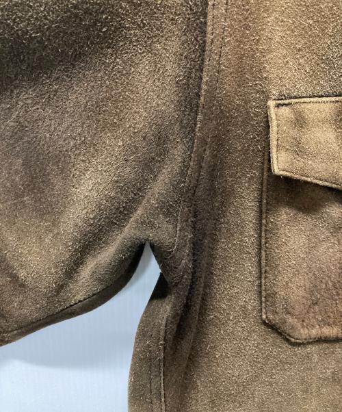 A.P.C.（アーペーセー）A.P.C. (アーペーセー) スエードシャツジャケット ブラウン サイズ:Mの古着・服飾アイテム