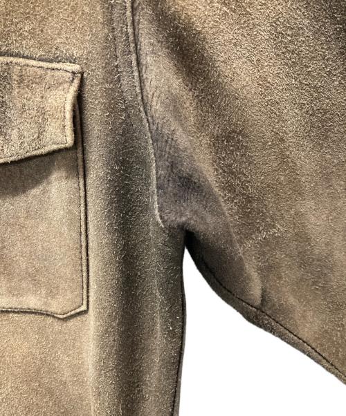 A.P.C.（アーペーセー）A.P.C. (アーペーセー) スエードシャツジャケット ブラウン サイズ:Mの古着・服飾アイテム