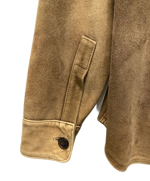 A.P.C.（アーペーセー）A.P.C. (アーペーセー) スエードシャツジャケット ブラウン サイズ:Mの古着・服飾アイテム