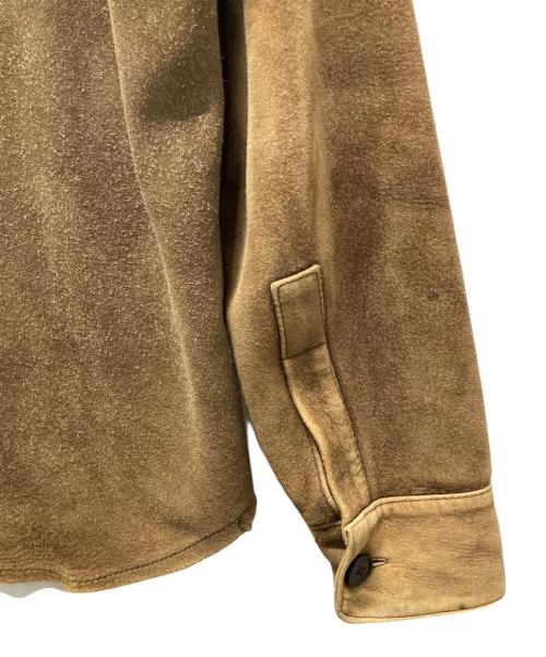 A.P.C.（アーペーセー）A.P.C. (アーペーセー) スエードシャツジャケット ブラウン サイズ:Mの古着・服飾アイテム
