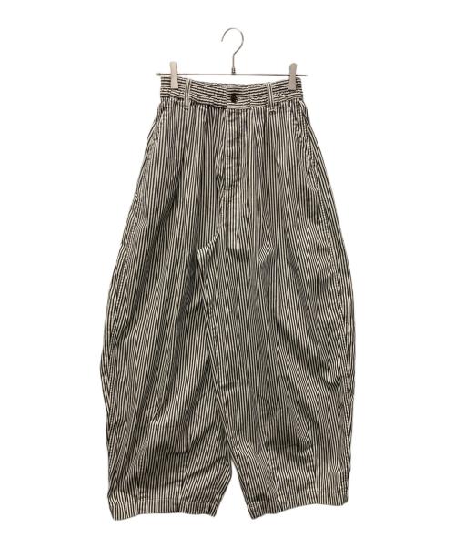 HARVEST（ハーヴェスト）HARVEST (ハーヴェスト) STRIPES CIRCUS PANTS ベージュ サイズ:2の古着・服飾アイテム