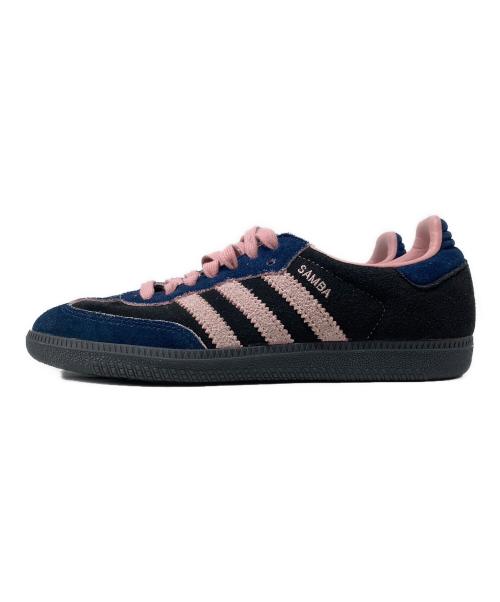 adidas（アディダス）adidas (アディダス) SAMBA OG ネイビー×ピンク サイズ:24.5cmの古着・服飾アイテム