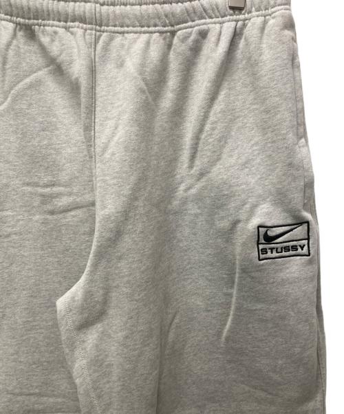 NIKE（ナイキ）NIKE (ナイキ) stussy (ステューシー) フリース スウェットパンツ グレー サイズ:Lの古着・服飾アイテム
