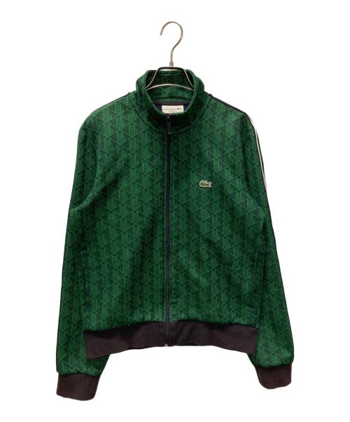 LACOSTE（ラコステ）LACOSTE (ラコステ) モノグラムジャカードトラックジャケット グリーン サイズ:FR3の古着・服飾アイテム