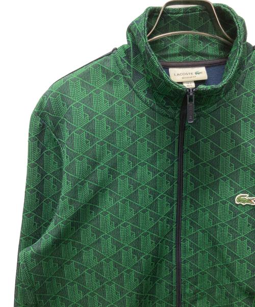 LACOSTE（ラコステ）LACOSTE (ラコステ) モノグラムジャカードトラックジャケット グリーン サイズ:FR3の古着・服飾アイテム