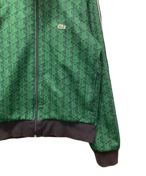 LACOSTE（ラコステ）LACOSTE (ラコステ) モノグラムジャカードトラックジャケット グリーン サイズ:FR3の古着・服飾アイテム