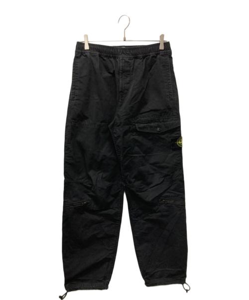 STONE ISLAND（ストーンアイランド）STONE ISLAND (ストーンアイランド) Ripstop cargo pants ブラック サイズ:30の古着・服飾アイテム