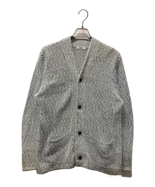 saby（サバイ）saby (サバイ) ORIENTAL NECK L/S MESH KNIT スカイブルー サイズ:Mの古着・服飾アイテム