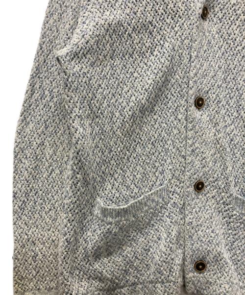 saby（サバイ）saby (サバイ) ORIENTAL NECK L/S MESH KNIT スカイブルー サイズ:Mの古着・服飾アイテム