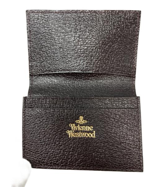 Vivienne Westwood（ヴィヴィアンウエストウッド）Vivienne Westwood (ヴィヴィアンウエストウッド) オーブ カードケース ブラウンの古着・服飾アイテム