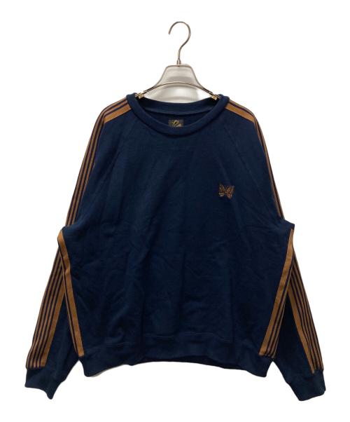 Needles（ニードルズ）Needles (ニードルズ) Track Crew Neck Shirt ネイビー サイズ:Mの古着・服飾アイテム
