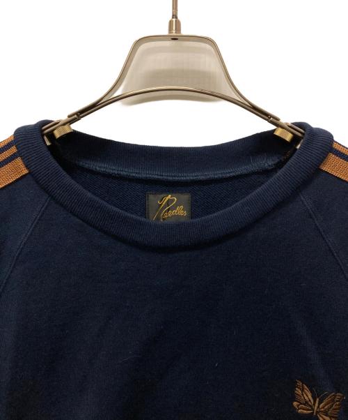 Needles（ニードルズ）Needles (ニードルズ) Track Crew Neck Shirt ネイビー サイズ:Mの古着・服飾アイテム