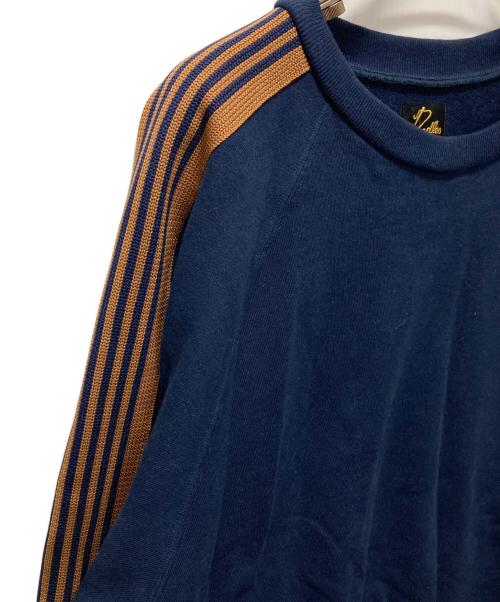 Needles（ニードルズ）Needles (ニードルズ) Track Crew Neck Shirt ネイビー サイズ:Mの古着・服飾アイテム