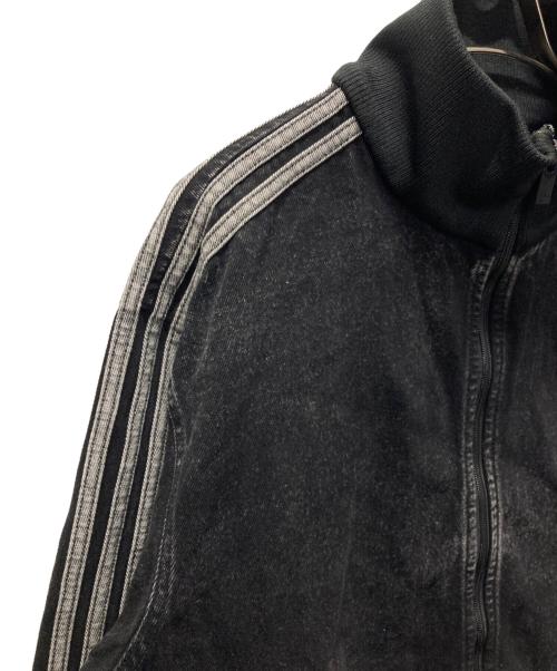adidas（アディダス）adidas (アディダス) デニム ファイヤーバード トラックトップ ブラック サイズ:XLの古着・服飾アイテム