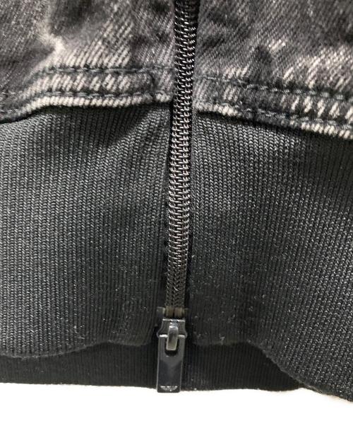 adidas（アディダス）adidas (アディダス) デニム ファイヤーバード トラックトップ ブラック サイズ:XLの古着・服飾アイテム