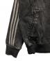 中古・古着 adidas (アディダス) デニム ファイヤーバード トラックトップ ブラック サイズ:XL：10000円