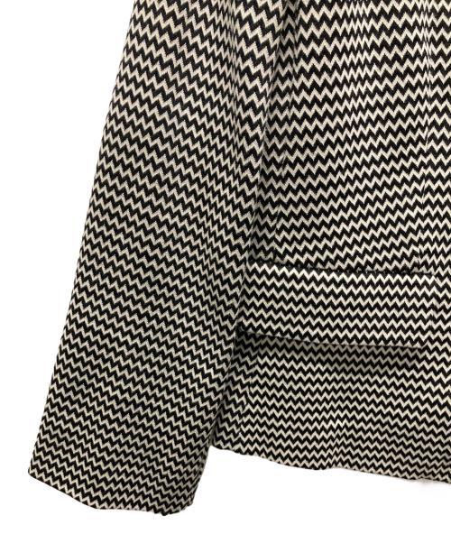 WEEKEND Max Mara（ウィークエンド マックスマーラ）Weekend Max Mara (ウィークエンド マックスマーラ) テーラードジャケット ブラック×ホワイト サイズ:XLの古着・服飾アイテム