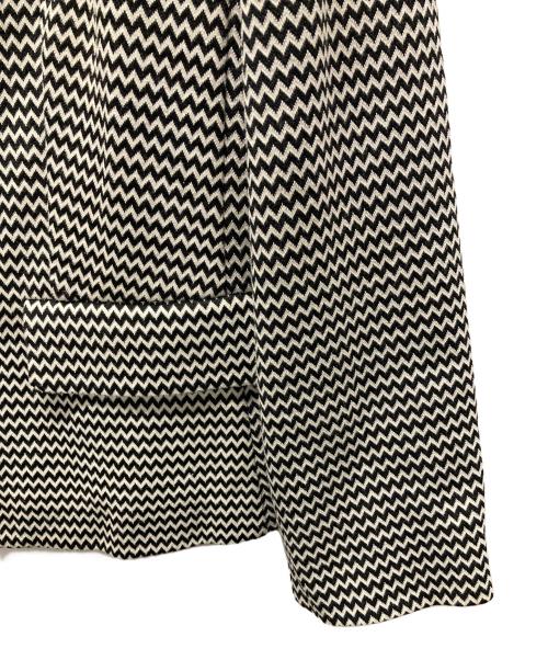 WEEKEND Max Mara（ウィークエンド マックスマーラ）Weekend Max Mara (ウィークエンド マックスマーラ) テーラードジャケット ブラック×ホワイト サイズ:XLの古着・服飾アイテム